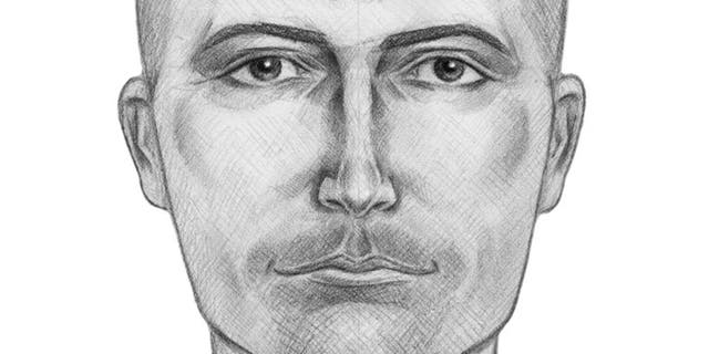 A sketch of one of the suspects.