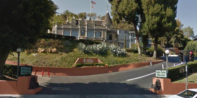 Exterior of Hollywood's Magic Castle where magician Daryl Easton accidentally hanged himself.