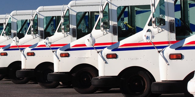 USPS trucks (file)