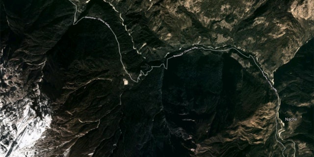 The watefall is near Timang Village.