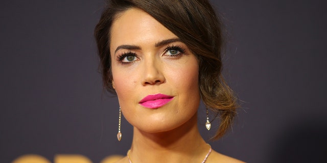 'This is Us' actress Mandy Moore gave birth to son August, as announced on her Instagram on Tuesday.