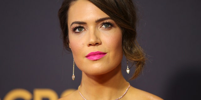 'This is Us' actress Mandy Moore gave birth to son August, as announced on her Instagram on Tuesday.