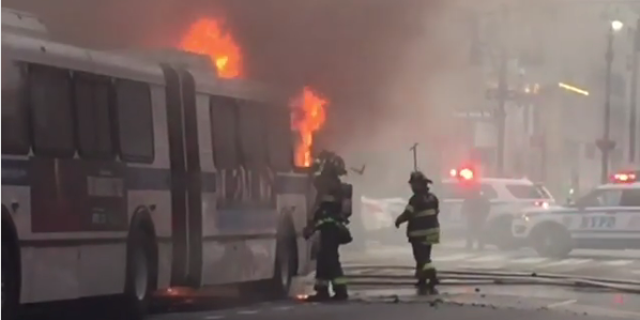 Fire crews raced the get the flames under control.
