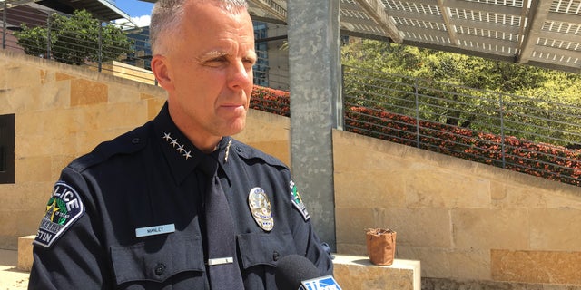 Austin Police Chief Brian Manley has also drawn criticism for his response to the package bombs.