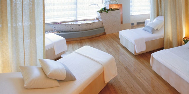 The Spa Relaxation Room at the Mandarin Oriental New York