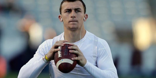 Johnny Manziel has some high-powered fans. (AP)