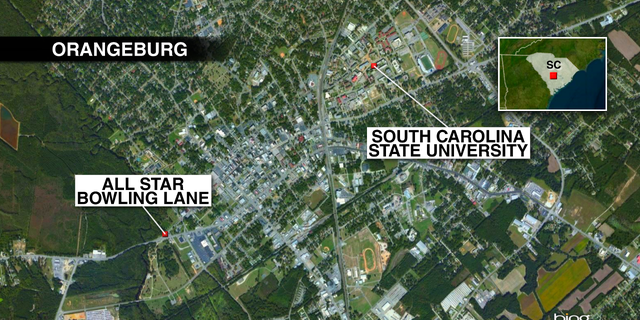All Star Bowling Lane is located a few blocks away from the entrance of campus.