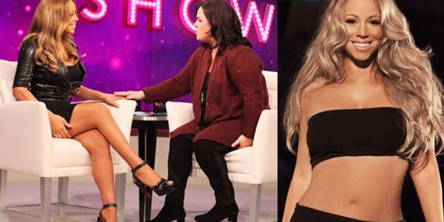Mariah Carey went on Rosie O'Donnell's show to talk about her weight loss and her Jenny Craig deal.