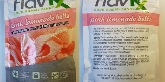 The 10-year-old boy ate a piece of a cannabis-laced candy in a package that was left in the family's car on Sunday, police said. (Ramapo Police Department)