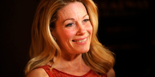 In this April 10, 2014 file photo, actress Marin Mazzie attends the after party for the opening night of "Bullets Over Broadway" in New York. Mazzie, who battled ovarian cancer starting in 2015, died Thursday, Sept. 13, 2018, at her Manhattan home, said her husband, actor Jason Danieley. She was 57.
