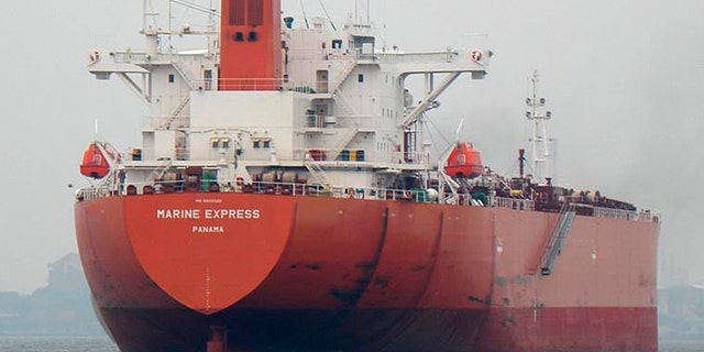 The Marine Express oil tanker vanished off the coast of Benin on Feb. 1.