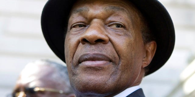 Marion Barry, a former mayor of Washington, D.C., who died in 2014, is seen in a photo from July 6, 2009.