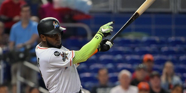 Ozuna hit 37 home runs and drove in 124 runs during the 2017 season.