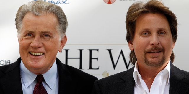 Martin Sheen and his son Emilio Esteves.