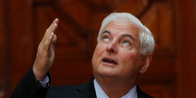 Former Panama's President Ricardo Martinelli in a March 2014 file photo.