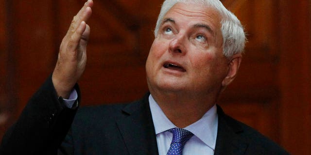 Former Panama's President Ricardo Martinelli in a March 2014 file photo.