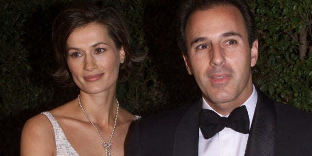 Matt Lauer and his wife Annette Roque.