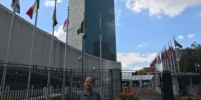 Lee outside the U.N. on Thursday