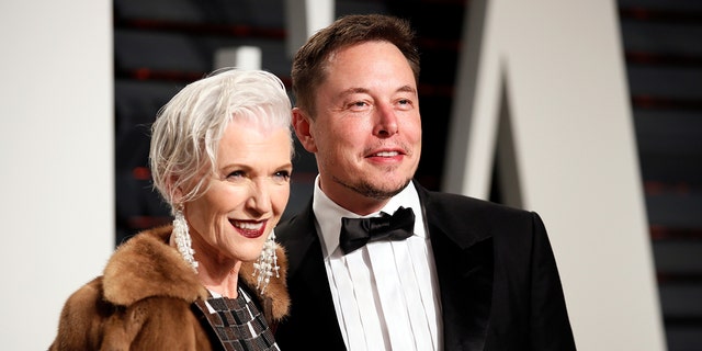 Maye Musk, CoverGirl's latest ambassador, and her son Elon, of PayPal and Tesla fame.