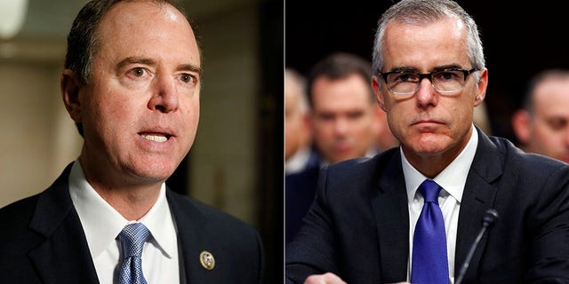 Rep. Adam Schiff, D-Calif., said on Sunday that the firing of former FBI Deputy Director Andrew McCabe "may have been justified."