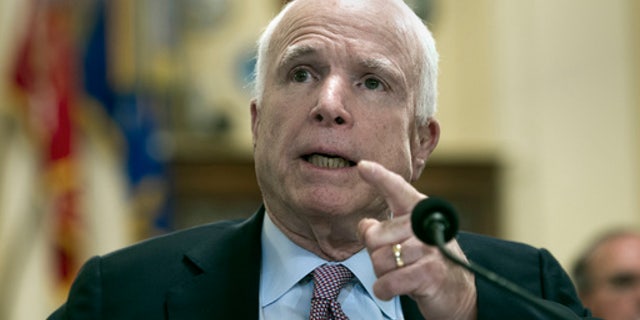 U.S. Sen. John McCain, chairman of the Senate Armed Services Committee, said Friday he backed legislation that would bar the Trump administration from forcing transgender troops out of the armed forces