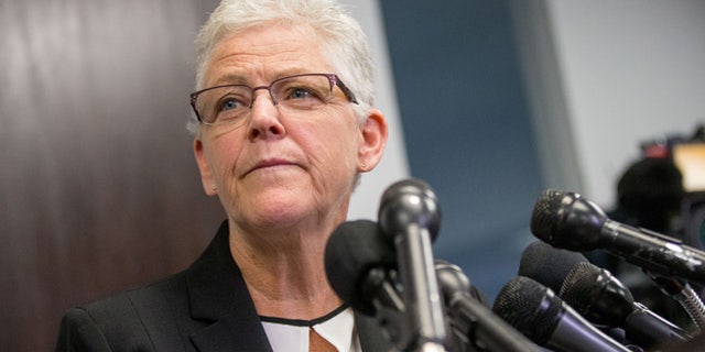 Aug. 11, 2015: Environmental Protection Agency (EPA) Administrator Gina McCarthy speaks in Washington. (AP)