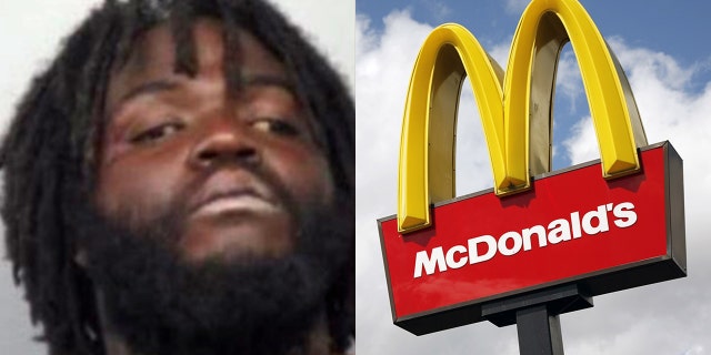 A man at a McDonald's in Georgia barricaded himself in the bathroom after employees suspected he had a knife and was doing drugs.