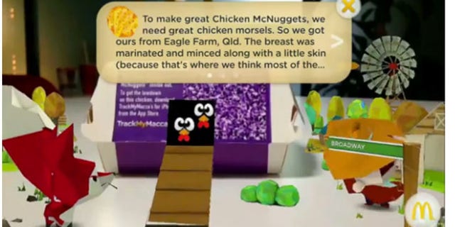 McDonald's has launched an app that allows customers to track exactly where their food has come from.