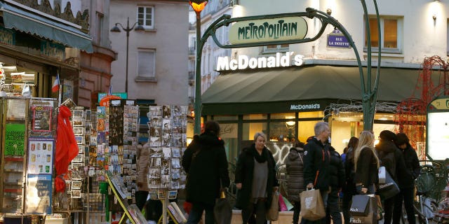 McDonald's restaurants in France are about to get slightly fancier.