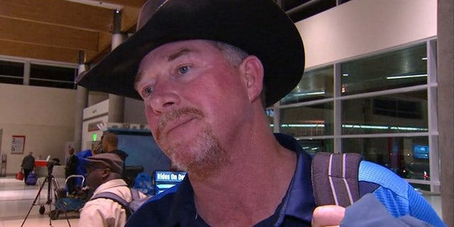 Tim McGinty said he tried to pull Jennifer Riordan back in the plane when she was partially sucked out.