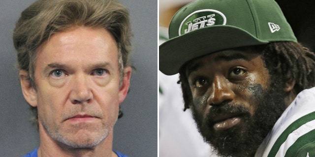 Ronald Gasser, left, was found guilty of manslaughter Friday in the death of ex-NFL player Joe McKnight, right.