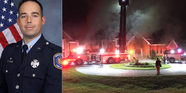 Nathan Flynn, a 13-year veteran, was identified as the firefighter who died battling a seven-alarm blaze.