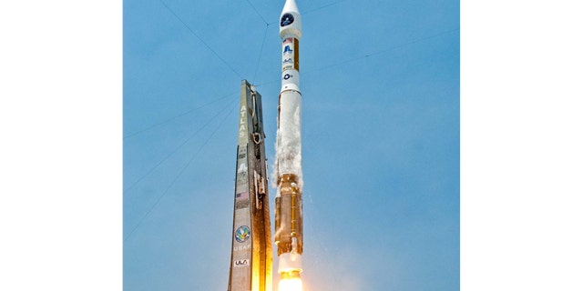 A United Launch Alliance Atlas 5 rocket blasts off from Space Launch Complex-41 at the Cape Canaveral Air Force Station in Florida with the Air Force's Space Based Infrared Systems (SBIRS) GEO-1 satellite on May 7, 2011. Liftoff occurred at 2:10 p.m. EDT.