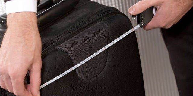 tape measure carry on luggage