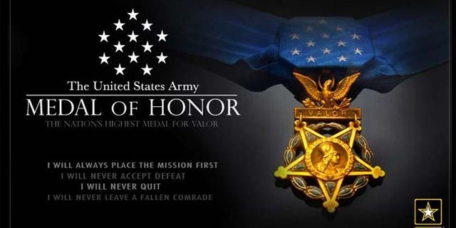 The Medal of Honor is the military's highest honor, and is awarded by the Commander-in-Chief.