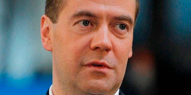 Nov. 21, 2011: Russian President Dmitry Medvedev meets with local media in Rostov-on-Don, Russia.
