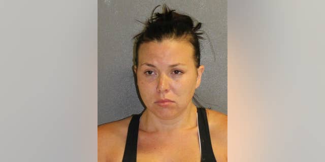 Meagan Burgess was charged with child neglect.
