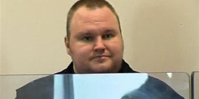 Jan. 20, 2012: Megaupload founder Kim Dotcom appears in Auckland's North Shore District Court after his arrest in this still image taken from a video.
