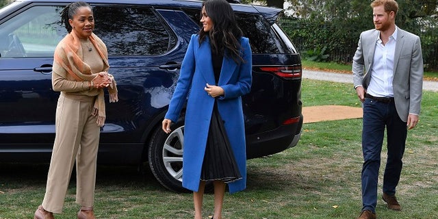 Meghan Markle closed the door last week at an event to launch a cookbook aimed at raising money for the victims of London’s Grenfell Tower fire. Her husband, Prince Harry and her mother Doria Ragland were also in attendance.