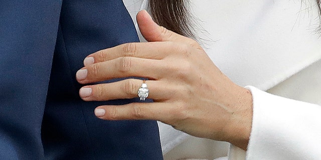 Meghan Markle's engagement ring is crafted with diamonds from Princess Diana's personal collection.