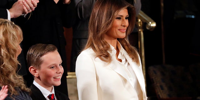 FLOTUS stunned in an all-white Dior look.
