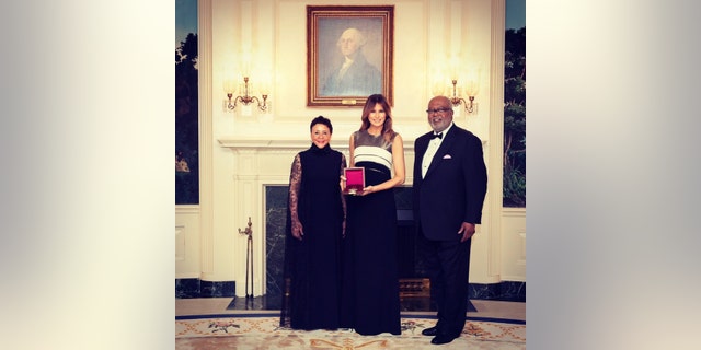 “I was honored to be part of such a special evening,” said Trump, per a White House press release.