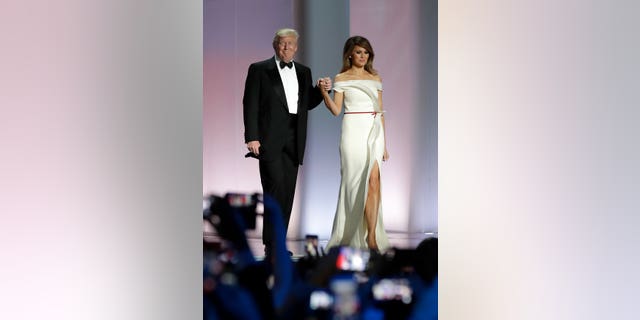 Trump herself was reportedly involved in the design of the gown.