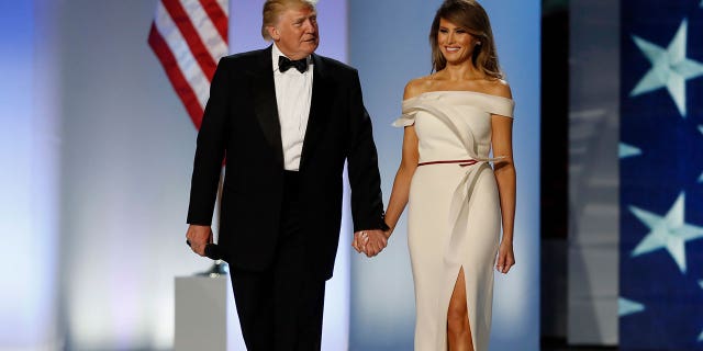 Trump's gown will be placed in the Smithsonian’s “First Ladies” exhibit alongside dresses from Jackie Kennedy, Michelle Obama and Martha Washington.
