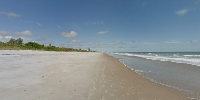 Melbourne Beach in Florida, where nearly 50 pounds of cocaine washed ashore.