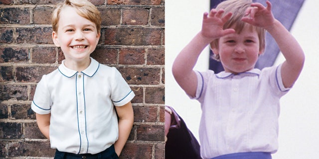 Prince George seems to be taking fashion inspiration from another member of his famous family - his father, Prince William.