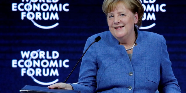 merkel wef reuters