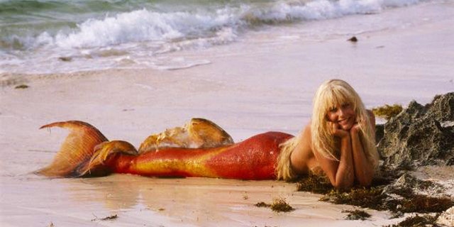 Darryl Hannah as a mermaid in the 1984 film "Splash."