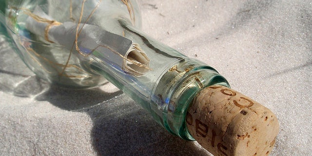 Corey Swearingen's message in a bottle successfully crossed the Atlantic.