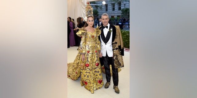 Sarah Jessica Parker and Andy Cohen rock Dolce & Gabbana outfits at the Met Gala.